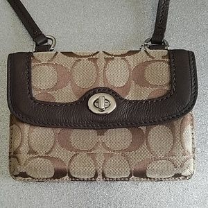 Coach Signature Wallet with straps